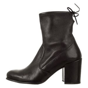 Stuart Weitzman round toe leather boots